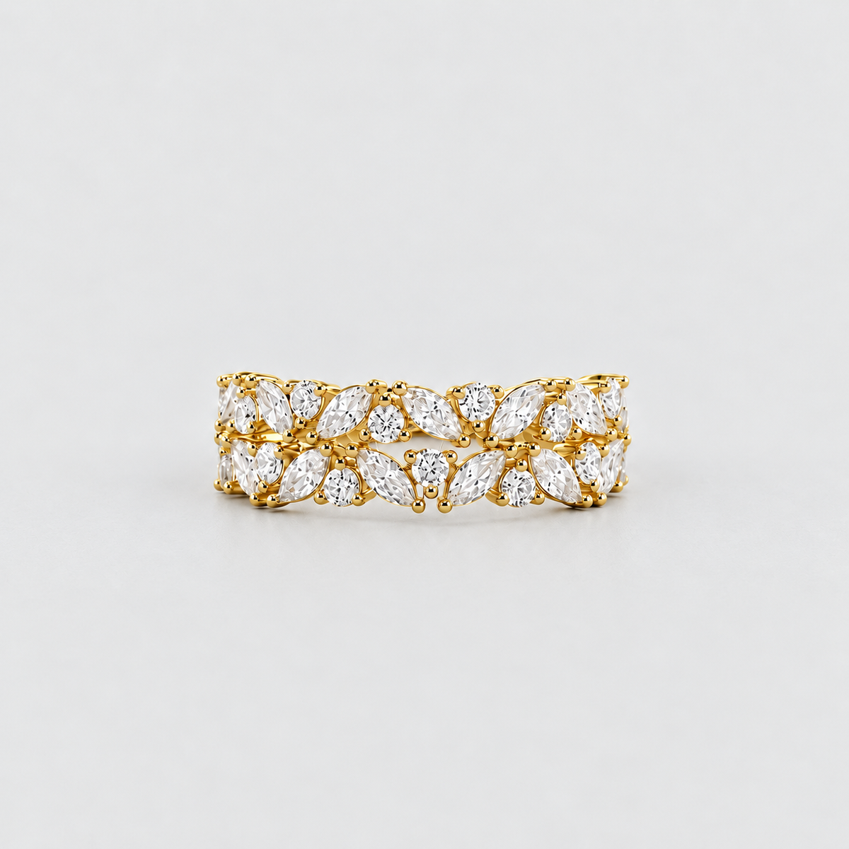 1.90 Ct. Lab Grown Diamond Designer Cluster Ring (EF/VVS-VS)