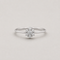 Lab Grown Diamond Round Cut 0.15 Ct. Cluster Ring (VS-EF)