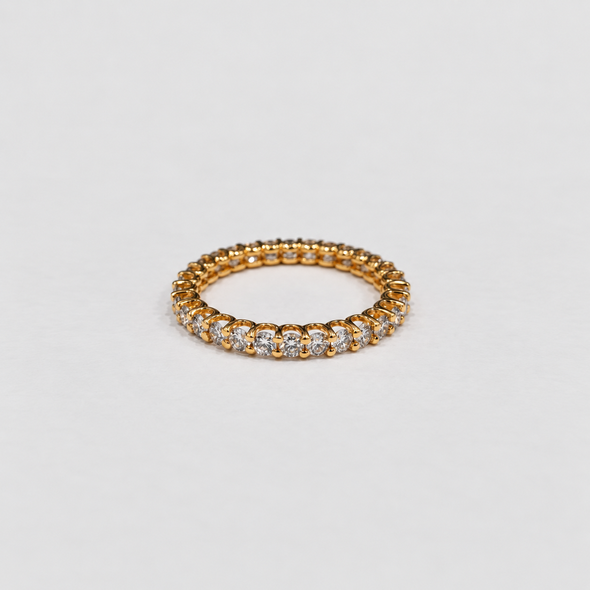 1.40 Ct. Lab Grown Diamond Round Eternity Band Ring (EF/VVS-VS)