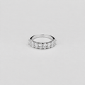 1.20 Ct. Lab Grown Diamond Oval Cut Half Eternity Band (EF/VVS-VS)