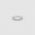 1.5 Ct. Lab-Grown Diamond Half Eternity Band Round Ring (EF/VVS-VS)