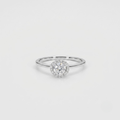 1.30 Ct. Lab-Grown Diamond Halo Ring Round Cut (VS-EF)