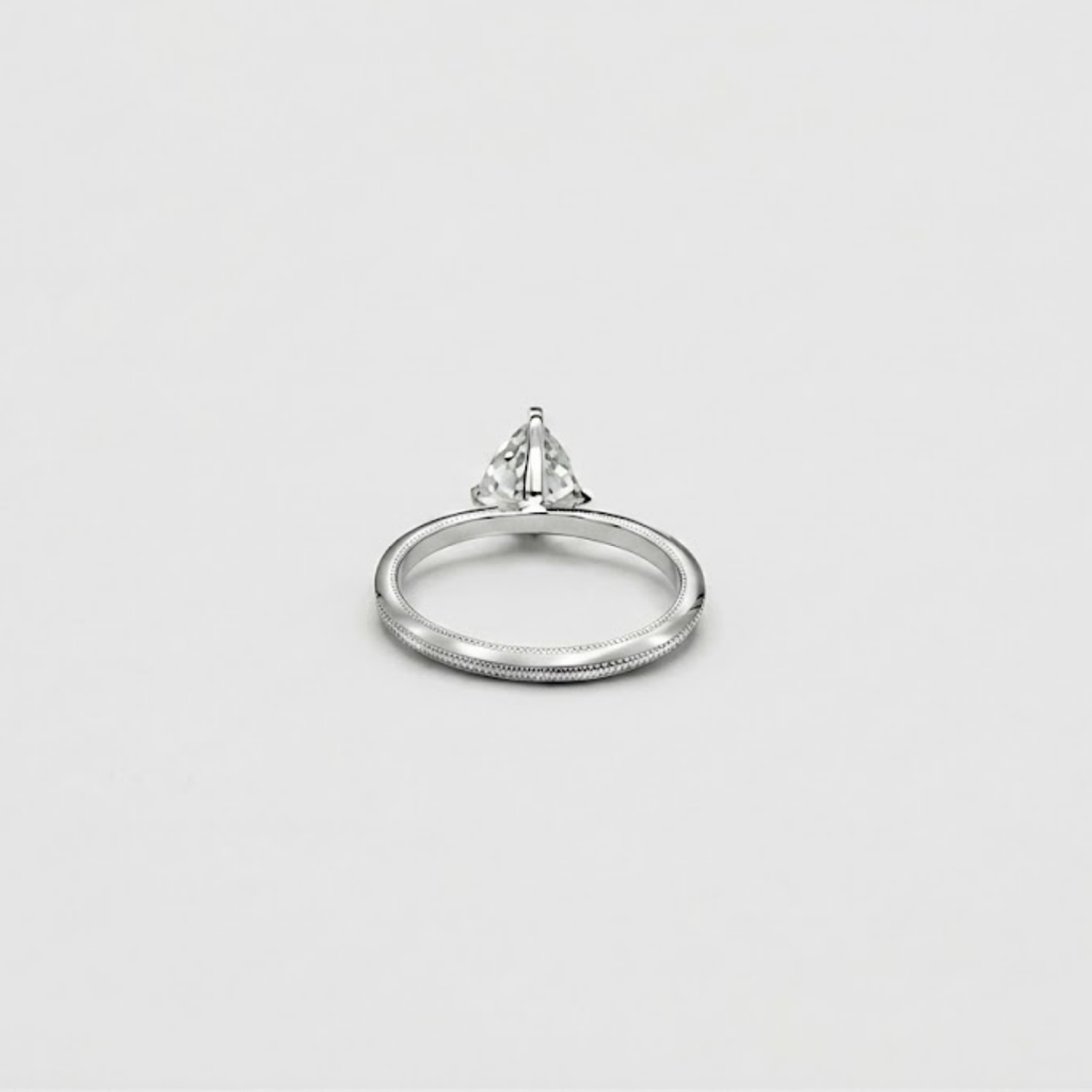 Trillion Cut Solitaire Lab Grown Diamond Engagement Ring in Gold -  1.00tcw (VS- EF)