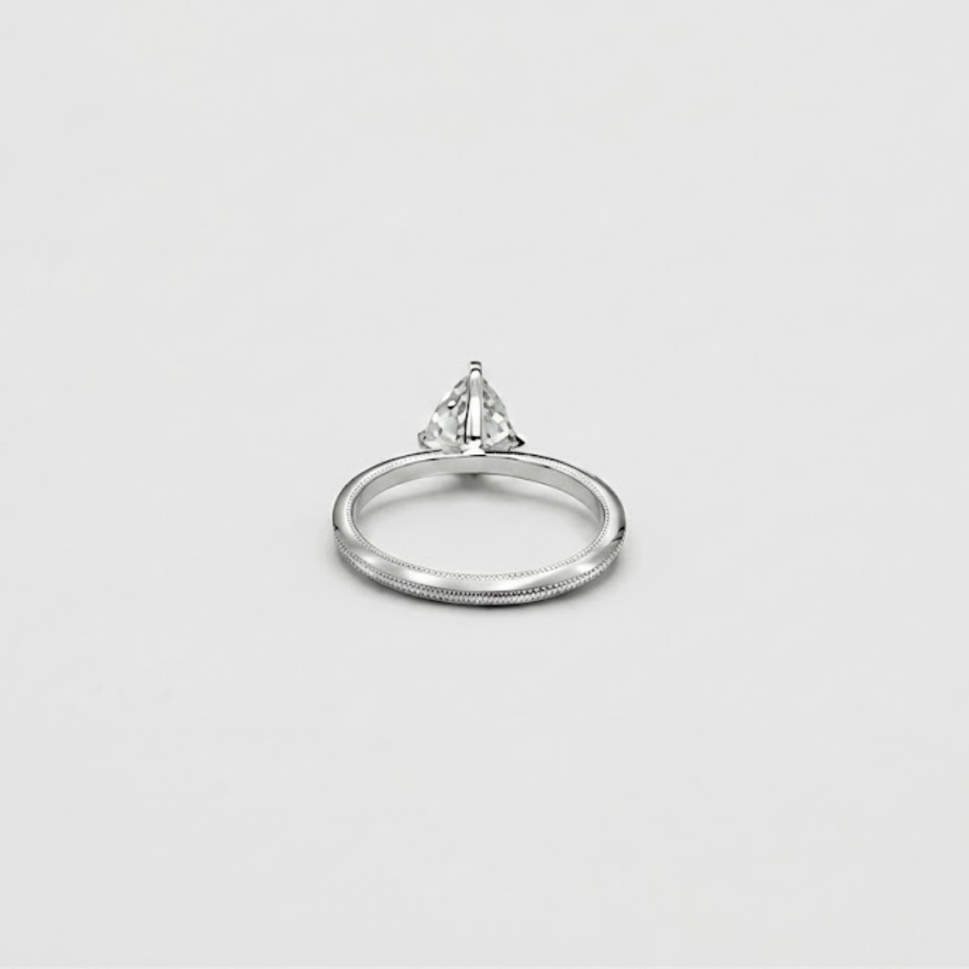 Trillion Cut Solitaire Lab Grown Diamond Engagement Ring in Gold -  1.00tcw (VS- EF)