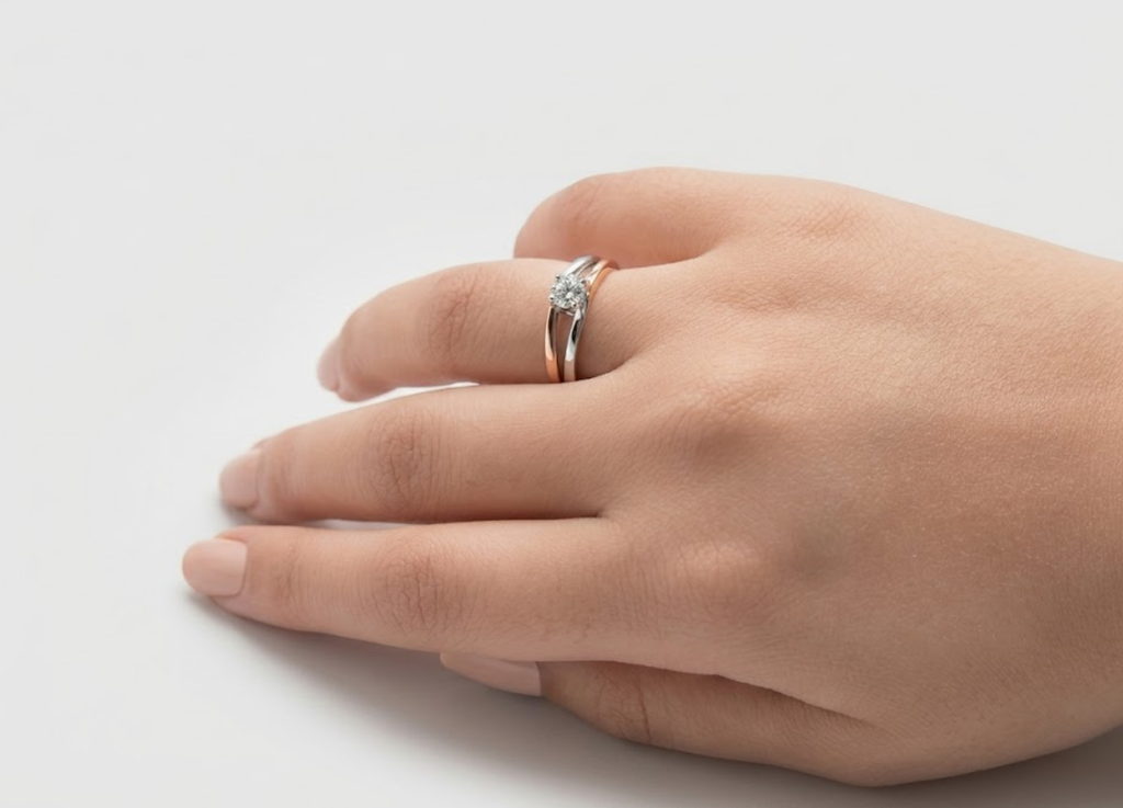 Trillion Cut Solitaire Lab Grown Diamond Engagement Ring in Gold – 1.00 tcw (VS - EF)