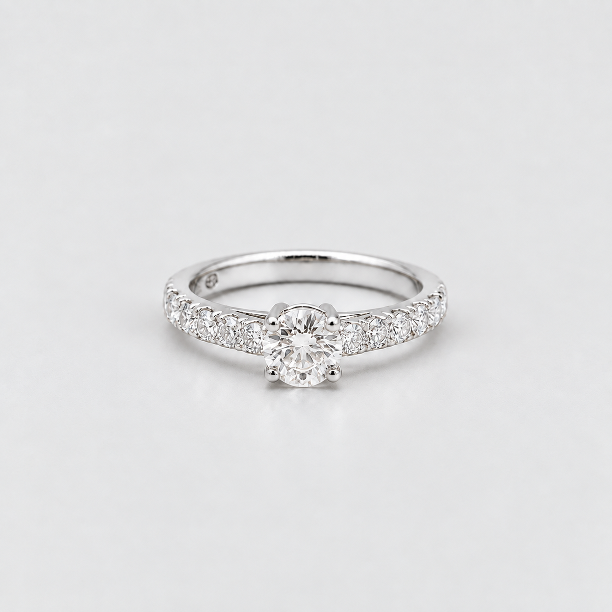 1 Ct. Round Lab-Grown Diamond Engagement Ring (VS- EF)