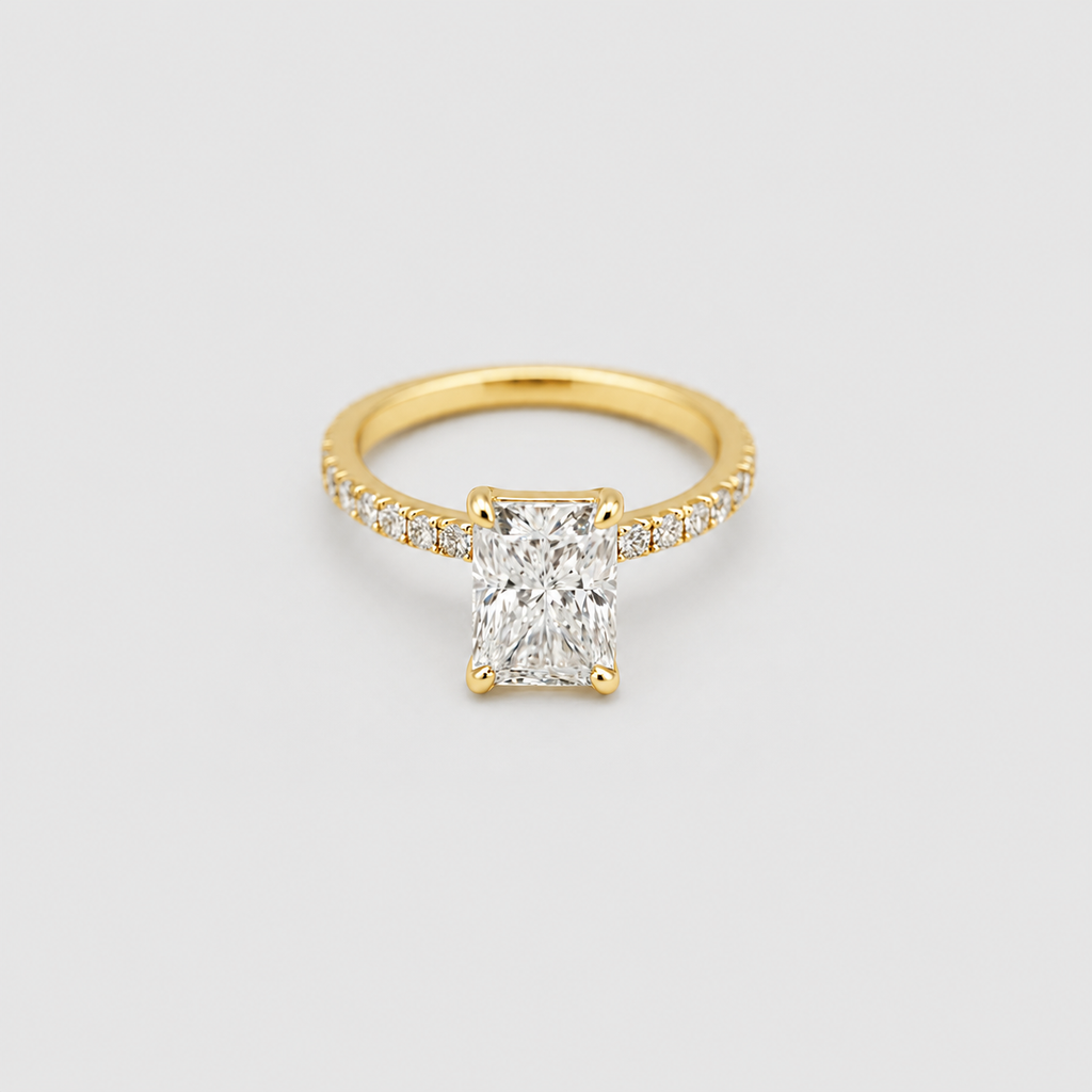 1 Ct. Radiant Cut Lab-Grown Diamond Engagement Ring (VS- EF)