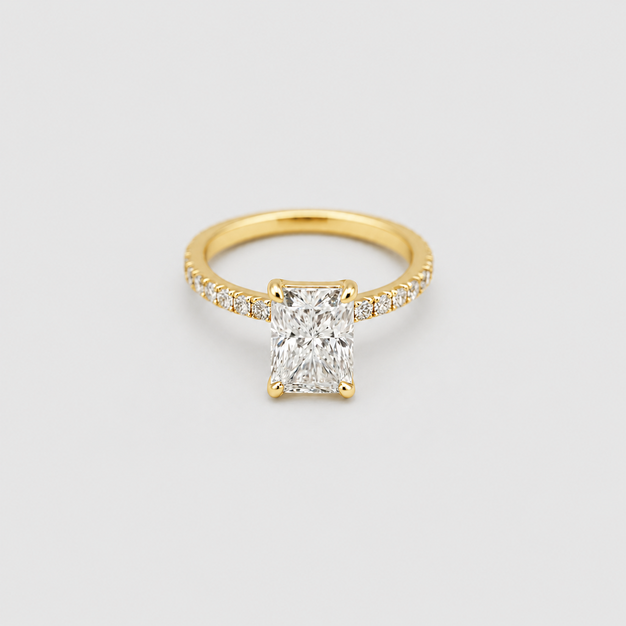 1 Ct. Radiant Cut Lab-Grown Diamond Engagement Ring (VS- EF)