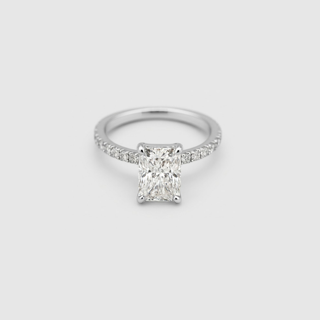 1 Ct. Radiant Cut Lab-Grown Diamond Engagement Ring (VS- EF)