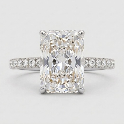 1 Ct. Radiant Cut Lab-Grown Diamond Engagement Ring (VS- EF)