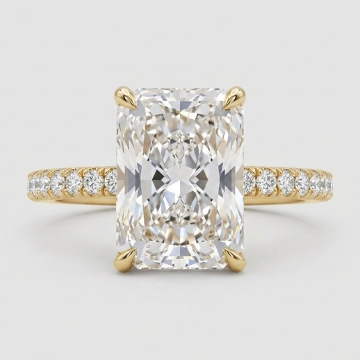 1 Ct. Radiant Cut Lab-Grown Diamond Engagement Ring (VS- EF)