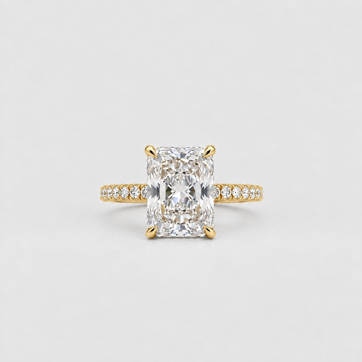 1 Ct. Radiant Cut Lab-Grown Diamond Engagement Ring (VS- EF)