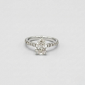 1 Ct. Two Tone Lab-Grown Diamond Engagement Ring (VS- EF)