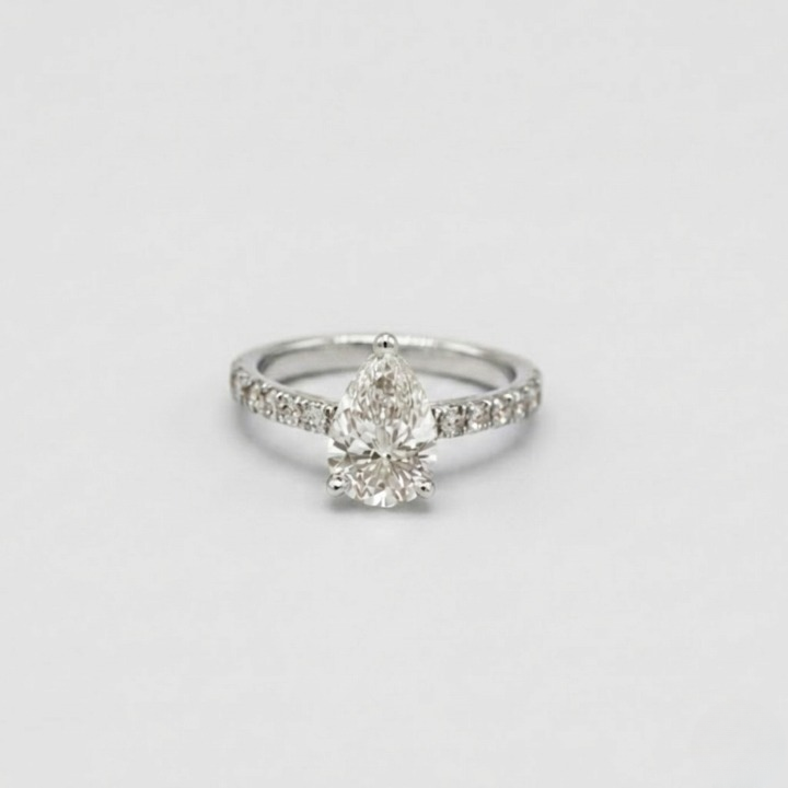 1 Ct. Two Tone Lab-Grown Diamond Engagement Ring (VS- EF)