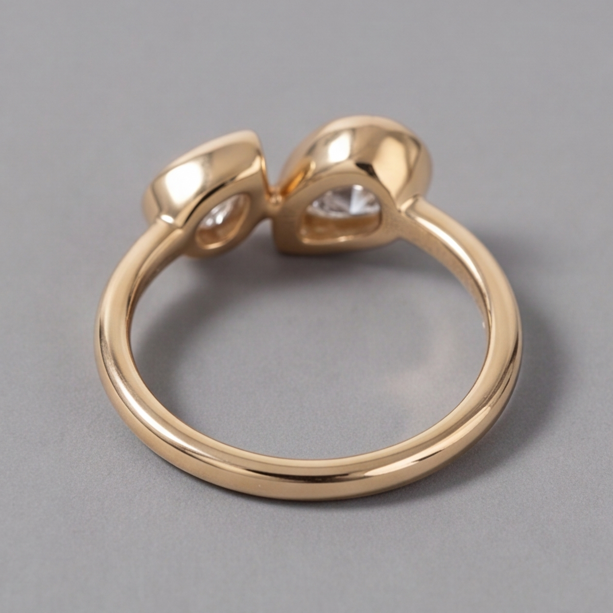 1.5 Ct. Lab-Grown Diamond Toi et Moi Pear & Pear Cut Ring (VS-EF)