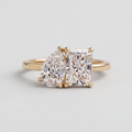 2 Ct. Lab-Grown Diamond Toi et Moi Pear & Radiant Cut (VS-EF)