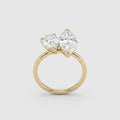 2 Ct. Lab-Grown Diamond Pear & Marquise Cut Toi et Moi Ring (VS-EF)