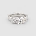 2.5 Ct. Lab-Grown Diamond Toi et Moi Ring Pear & Round Cut (EF/VVS-VS)