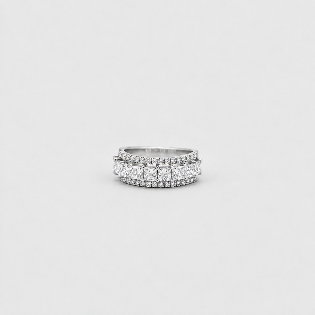 2 Ct. Multi Cut Lab-Grown Diamond Eternity Band (EF/VVS-VS)