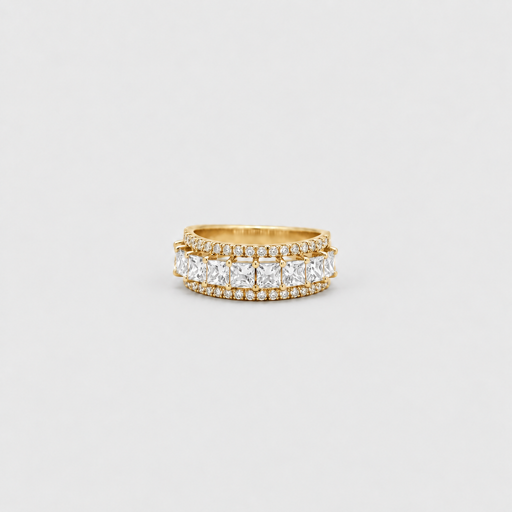 2 Ct. Multi Cut Lab-Grown Diamond Eternity Band (EF/VVS-VS)
