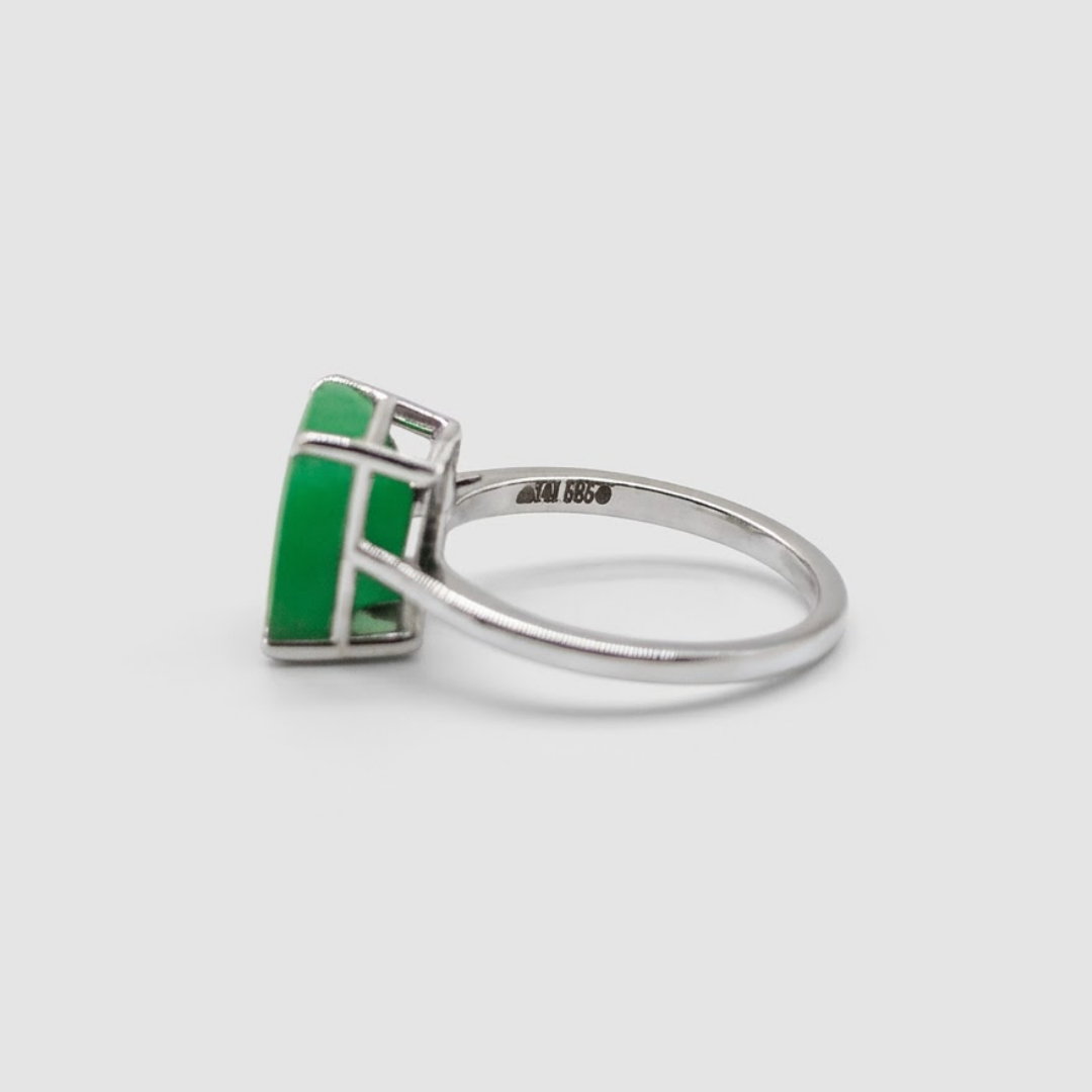 4 Ct. Emerald Cut Gemstone Solitaire Ring for Men