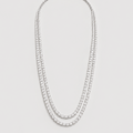 16 Ct. Double Layer Lab Grown Diamond Necklace (EF/VVS-VS)