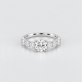 2.40 Ct. Lab-Grown Diamond Ring Solitaire with Accents (VS-EF)