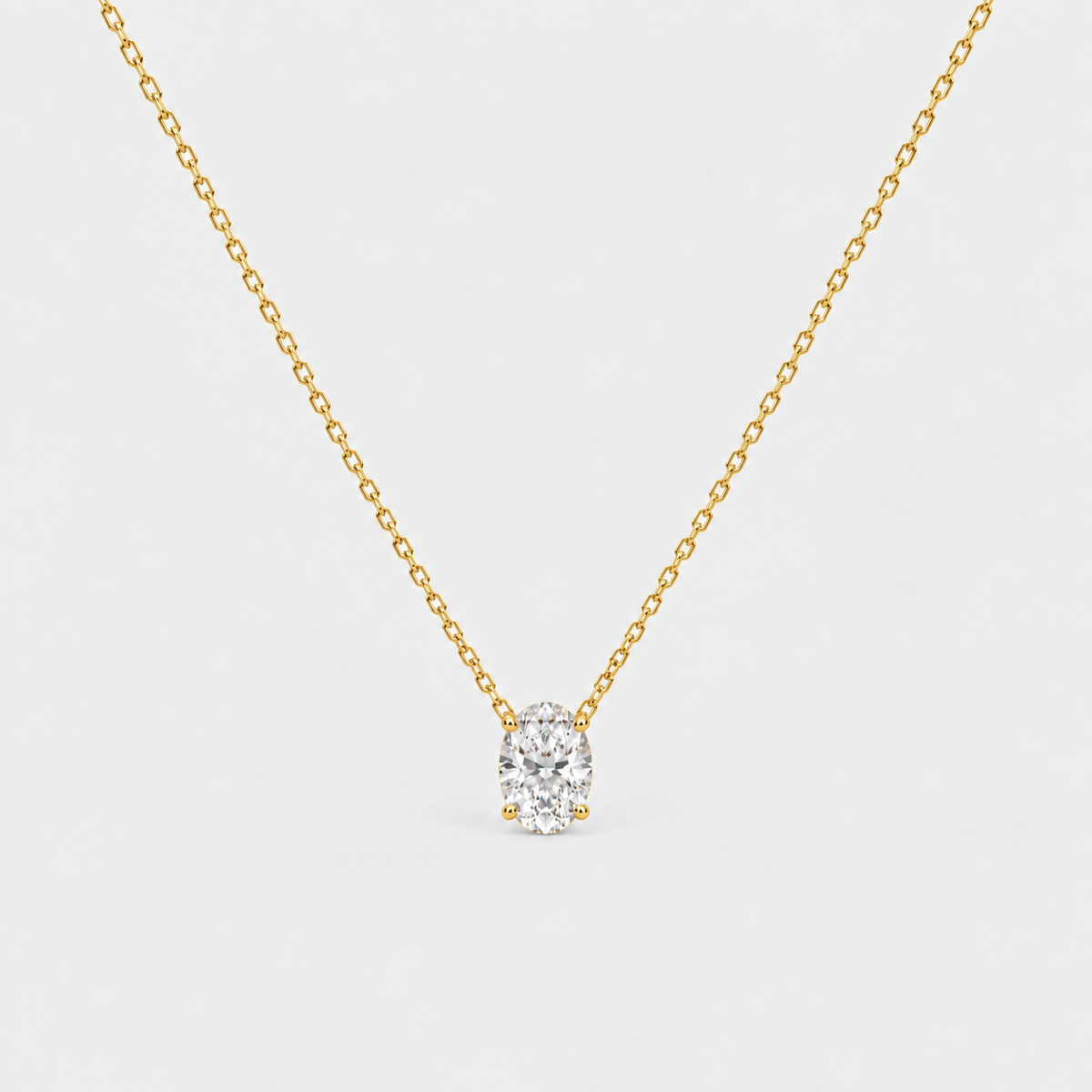 1.25 Ct. Lab Grown Diamond Solitaire Pendant Necklace (VS-EF)