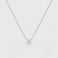 1.5 Ct. Lab Grown Diamond Round Cut Solitaire Pendant Necklace (VS-EF)