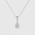 1 Ct. Lab Grown Diamond Solitaire Pendant Necklace (VS-EF)