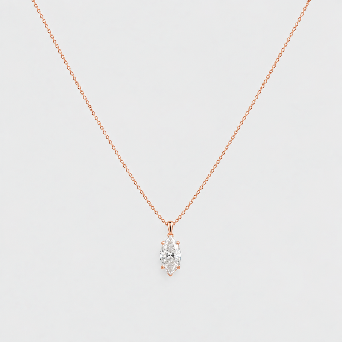 1 Ct. Lab Grown Diamond Solitaire Pendant Necklace (VS-EF)