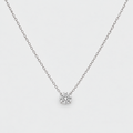 1 Ct. Lab Grown Diamond Round Cut Solitaire Pendant Necklace (VS-EF)