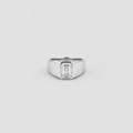 2 Ct. Men's Emerald Cut Lab-Grown Diamond Ring (VS-EF)