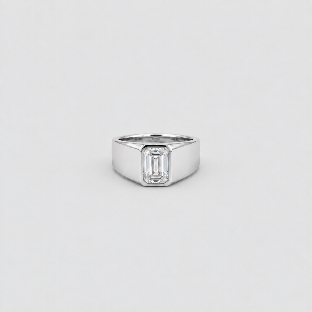 2 Ct. Men's Emerald Cut Lab-Grown Diamond Ring (VS-EF)