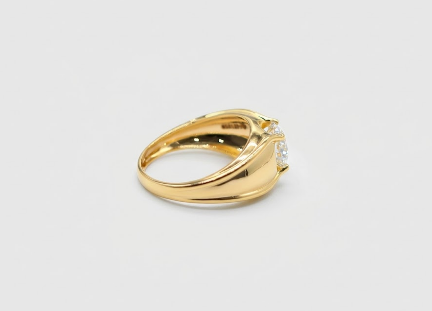 2 Ct. Lab-Grown Diamond Round Cut Solitaire Men Ring (VS-EF)