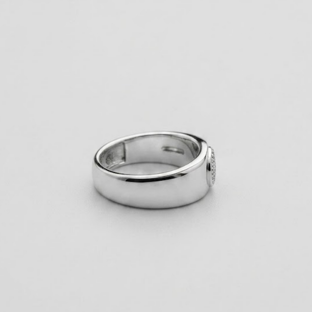 3 Ct. Lab-Grown Diamond Emerald Cut Solitaire Men Ring (VS–EF)