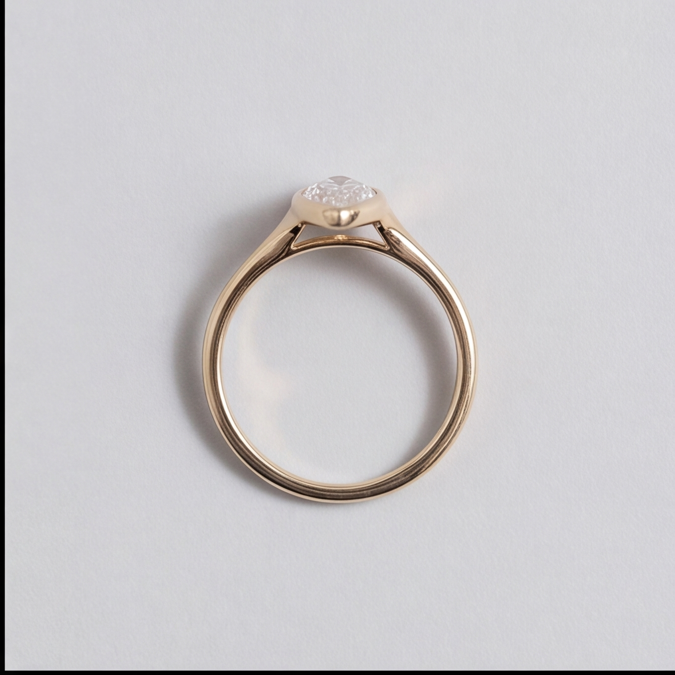 1 Ct. Lab-Grown Diamond Marquise Cut Solitaire Ring (VS-EF)