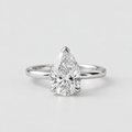 2 Ct. Lab-Grown Diamond Pear Cut Solitaire Engagement Ring (VS-EF)