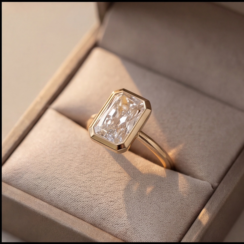 4 Ct. Lab-Grown Diamond Radiant Cut Proposal Ring  (EF-VS)