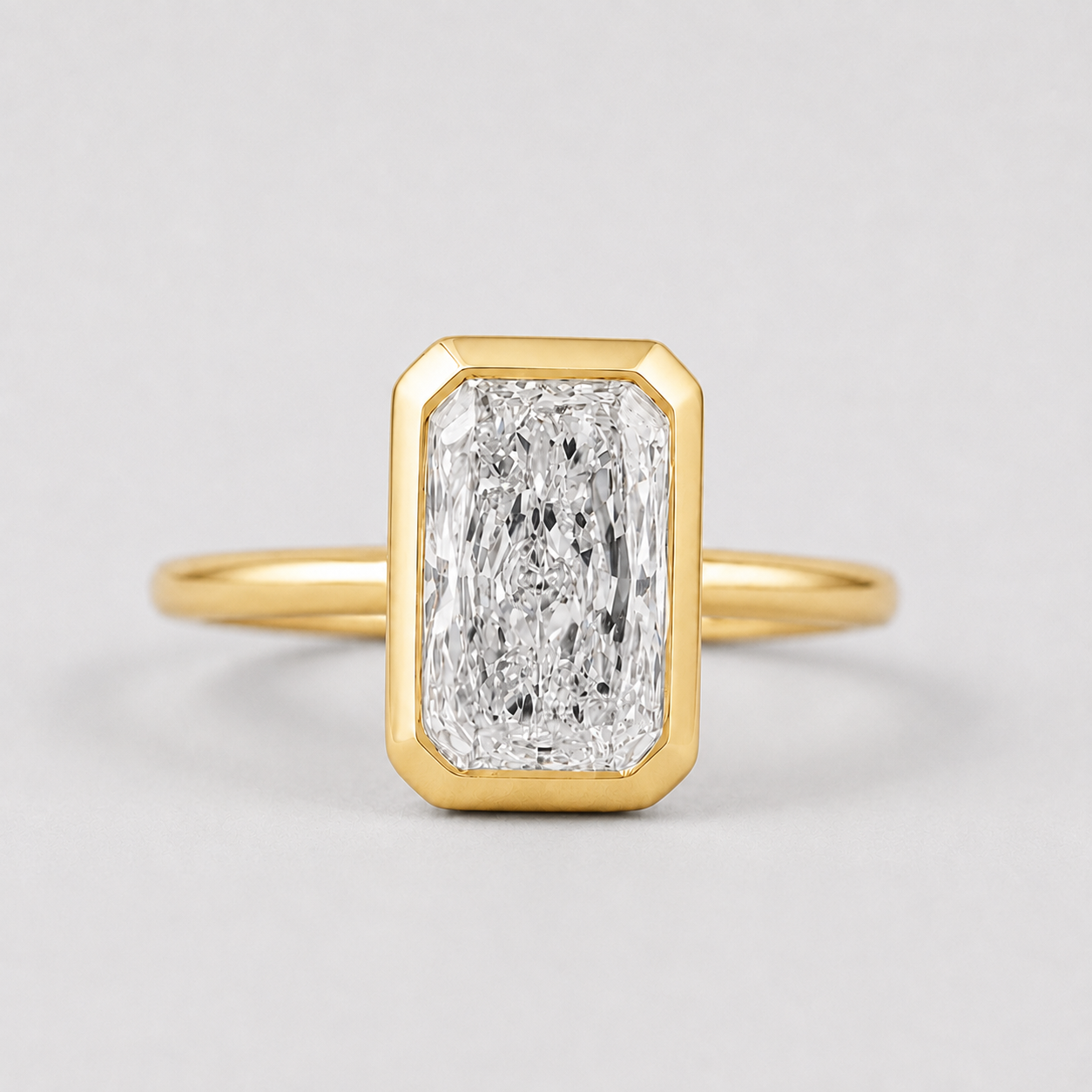 4 Ct. Lab-Grown Diamond Radiant Cut Proposal Ring  (VS-EF)