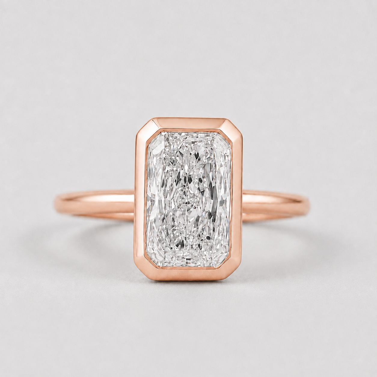 4 Ct. Lab-Grown Diamond Radiant Cut Proposal Ring  (VS-EF)