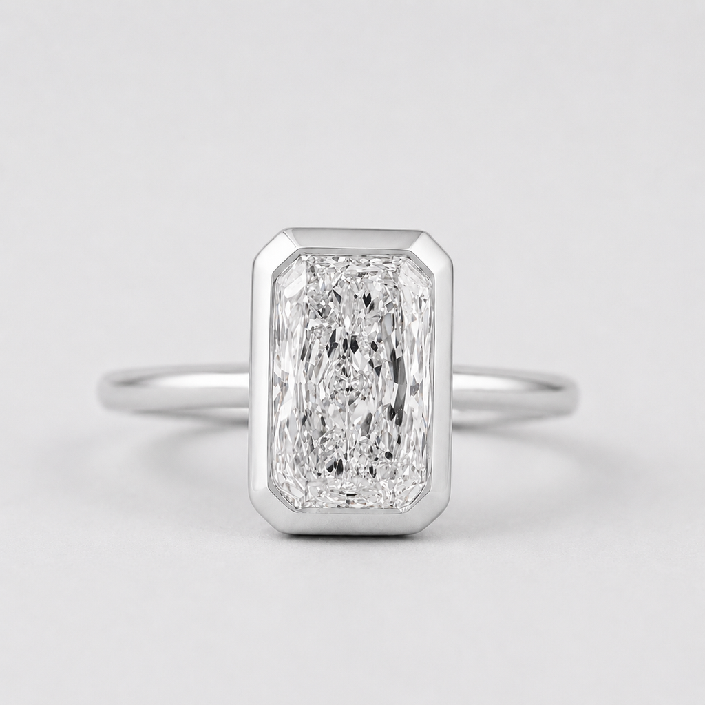 4 Ct. Lab-Grown Diamond Radiant Cut Proposal Ring  (EF-VS)