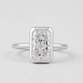4 Ct. Lab-Grown Diamond Radiant Cut Proposal Ring  (EF-VS)