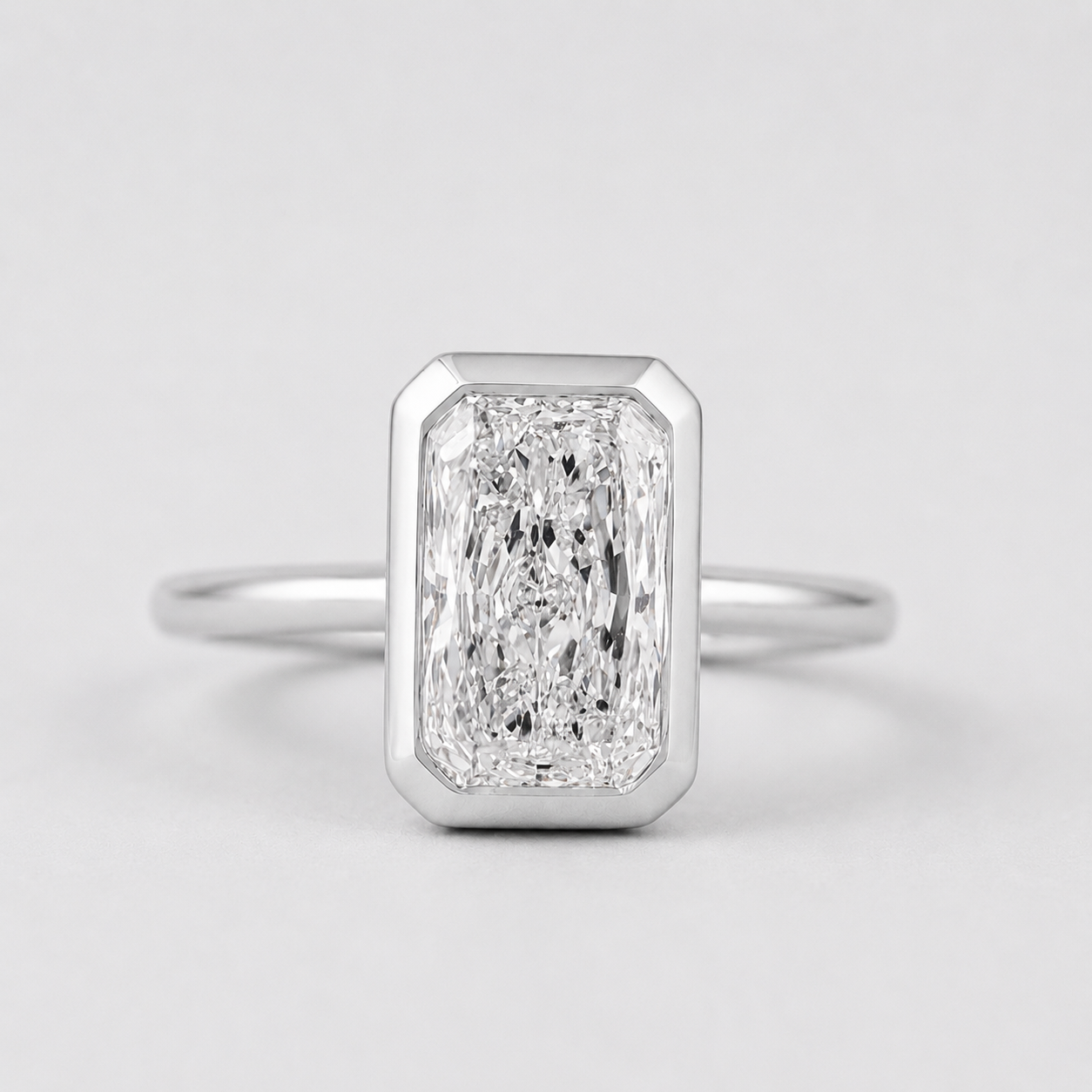 4 Ct. Lab-Grown Diamond Radiant Cut Proposal Ring  (EF-VS)