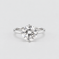4 Ct. Lab-Grown Diamond Round Brilliant Cut Solitaire Ring (VS-EF)