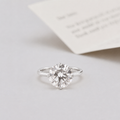 4 Ct. Lab-Grown Diamond Round Brilliant Cut Solitaire Ring (EF-VS)