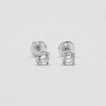 1 Ct. Lab Grown Diamond Round Cut Stud Earrings (VS-EF)