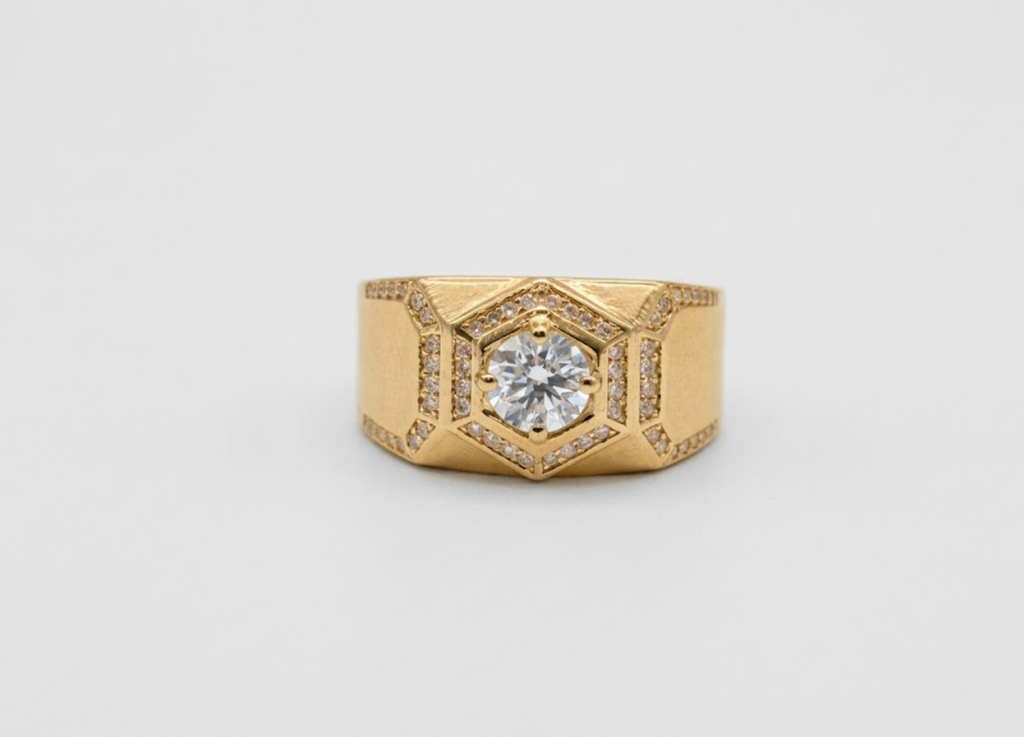 2.60 Ct Lab-Grown Diamond Round Cut Solitaire Men Ring (VS-EF)