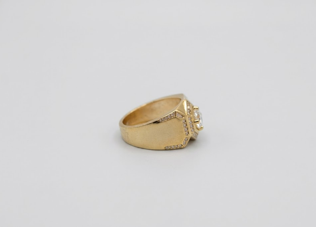 2.60 Ct Lab-Grown Diamond Round Cut Solitaire Men Ring (VS-EF)