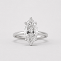 2.00 Ct. (VS-EF) Marquise Cut Lab-Grown Diamond Solitaire Engagement Ring for Women